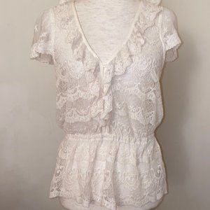 Forever 21 lace top size M